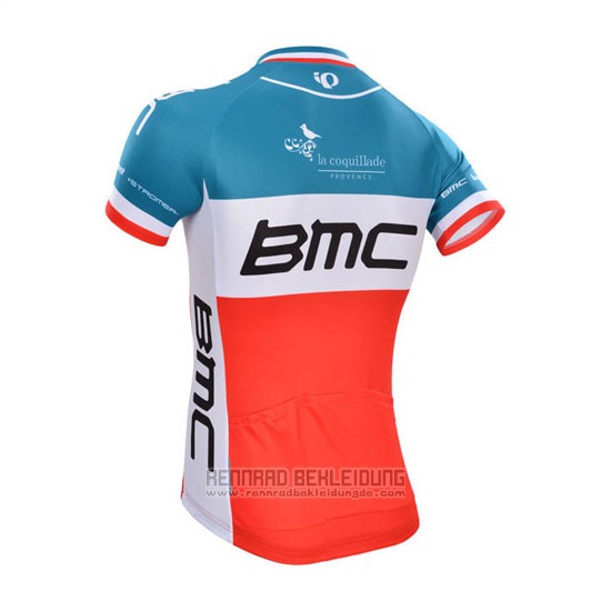 2014 Fahrradbekleidung BMC Champion Italien Blau und Orange Trikot Kurzarm und Tragerhose - zum Schließen ins Bild klicken